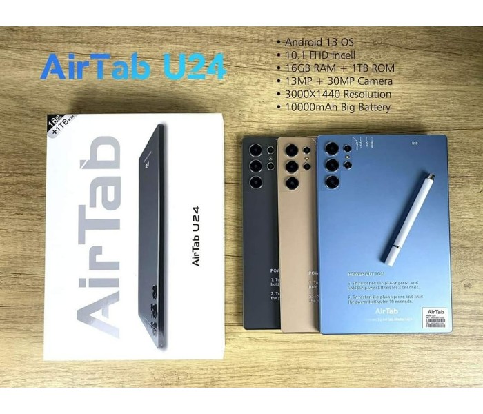 AIR TAB U24 1TB STORAGE AND 16GB RAM (1 year warranty )